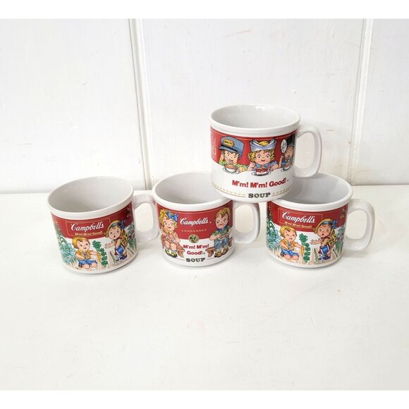 Vintage Other - Vintage Campbell's Soup Mugs, Campbell Kids, Set of Four